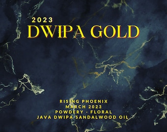 Dwipa Gold 2023 - A Very Floral and Powdery Pure Indonesian Sandalwood Oil