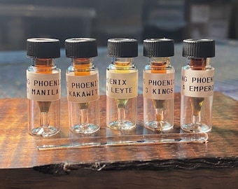Juego de 5 muestras de aceite de oud filipino (0,3 g) - Ver detalles en el listado - Perfume Rising Phoenix - Pure Dehn al Oudh