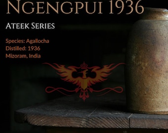 1936 Ngengpui Ateek - Aceite de Mizoram Oud: Antiguo indio Dehn al Oudh - Serie Ateek