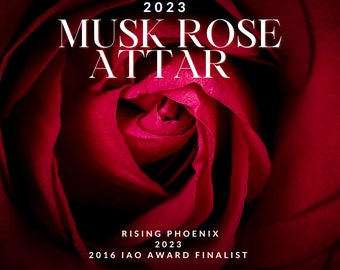 Musk Rose Attar 2023 NEW BATCH *similar to the old batches - Available in Quarter Tola as a Pure Attar - or in a 15mL EdP Atomizer