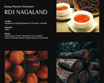 RDJ 2020 Nagaland Oud : Rangapahar, Dimapur, and Jalukie Co-distillation - Pure Wild Hindi Oud Oil