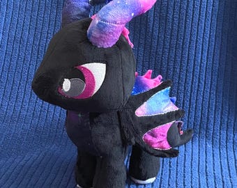 Peluche de dragón galáctico / Animal de peluche lindo y kawaii para decoración