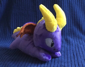 Cute Purple Dragon Plushie | Plush Weighted Stuffed Animal