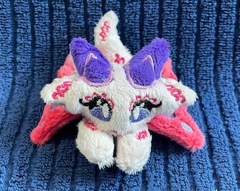 Butterfly Dragon Plushie | Cute and Kawaii Pink Stuffed Animal for Travel or Display