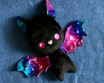 Bat Plushie / Plush Toy / Galaxy Space Stars Halloween Cute Stuffed Animal