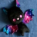 Bat Plushie / Plush Toy / Galaxy Space Stars Halloween Cute Stuffed Animal