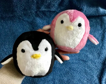 Penguin Plushie | Small Cute Plush Stuffed Animals for Decor or Traval