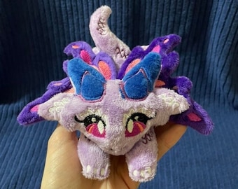 Butterfly Dragon Plushie | Cute and Kawaii Plush Dragoness Stuffed Animal