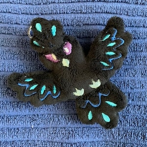 Phoenix Fire Bird Plush Keychain