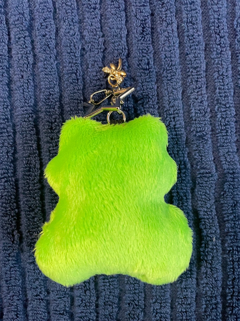 Cute Frog Plushie Keychain Kawaii Plush Accessory for Keys, Bag, or Purse image 2