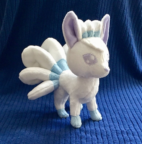 shiny alolan vulpix plush