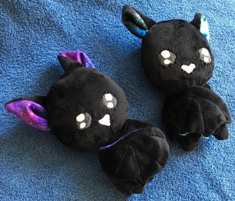 Bat Plushie / Plush Toy / Galaxy Space Stars Halloween Cute | Etsy