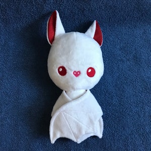 Bat Plushie / Plush Toy / Peppermint Christmas Stuffed Animal image 3