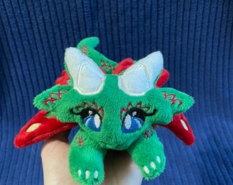 Christmas Butterfly Dragon Plush Stuffed Animal