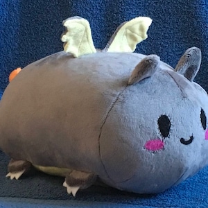Dragon Stuffed Animal  Plush Plushie Toy Roll Pillow