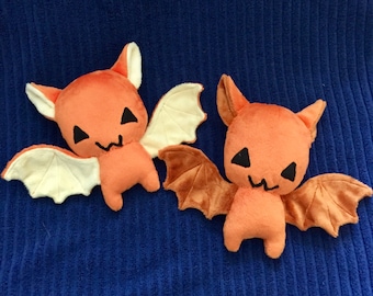 Halloween Pumpkin Bat Plushie / Plush Toy