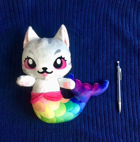 Mermaid cat cheap stuffed animal