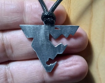 Shark Jewelry Pendant, Triangle Shark Pendant Necklace, Unisex Men Women Shark Pendant, Shark Week, Shark Lover