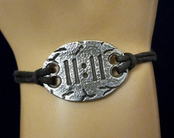 11:11 Bracelet 1111 Make a Wish 1111 Spiritual Numerology Jewelry Ascention Jewelry Gift Interfaith Multifaith adjustable Bracelet