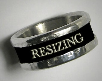 Resizing - mixed metal - copper or brass and sterling silver rings made by Doug Designs only