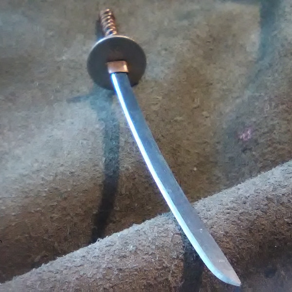 forged springsteel miniature samurai sword