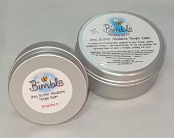 Bimble Brainstorm Natural Shea Butter Temple Balm for Headaches & Tiredness