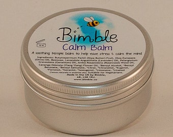 Bimble Calm Balm Soothing Natural Shea Butter Temple Balm