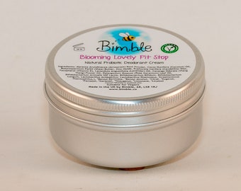 Bimble 'Pit Stop' Natural Vegan Probiotic Deodorant Cream in 3 Scent Options