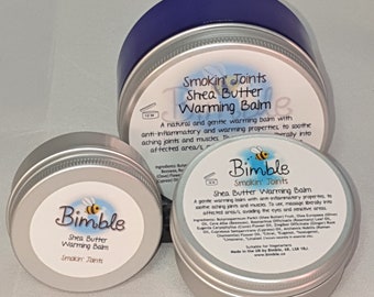 Bimble Smokin' Joints Baume chauffant et apaisant pour articulations en 4 formats