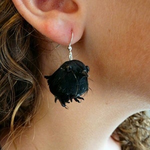 Boucles d’oreilles Black Raven