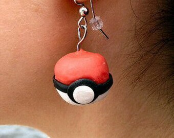 Pokemon Pokeball Earrings