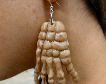 Skeleton Hand Earrings