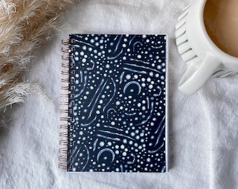 Whale Shark Skin A6 Notebook, Whale Shark Journal, Lined pages, Sea Life Stationery, Calming Paper Goods, Gift for ocean lover