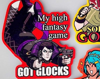 Fire Emblem Fortune's Weave vinylsticker, gemaakt door fans.