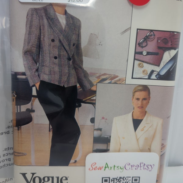 7369 Vogue 80's Career Suit Pattern size 18-22