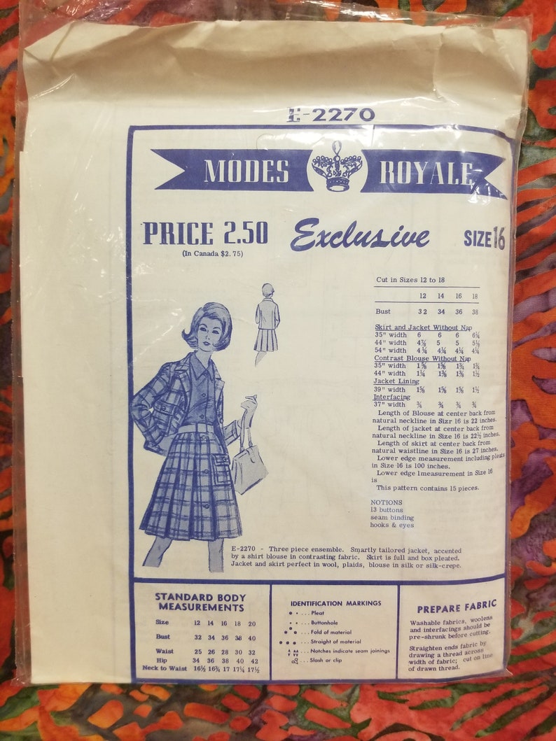 2270 Modes Royale Exclusive Pattern size 16