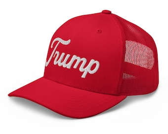 Gorra Trump Trucker, Sombrero Trump, Sombrero Trump Trucker, Trump 2024, Sombrero Rojo Trump, Trump Vance 2024