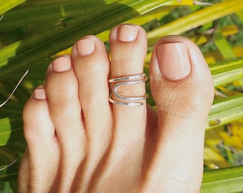 Sterling Silver Toe Ring Adjustable Toe Ring Jewelry Body Jewelry For Women Handmade Toe Rings Gift Under 20