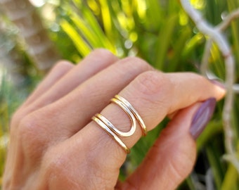 Index Finger Ring For Women/Handmade Jewelry/Gifts For Her/Sterling Silver or Gold-Filled