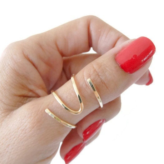 Big Silver Knot Thumb Rings - Love&Together Jewelry