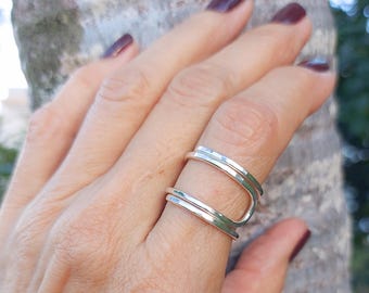 Index Finger Ring For Women/Handmade Jewelry/Gifts For Her/Sterling Silver or Gold-Filled