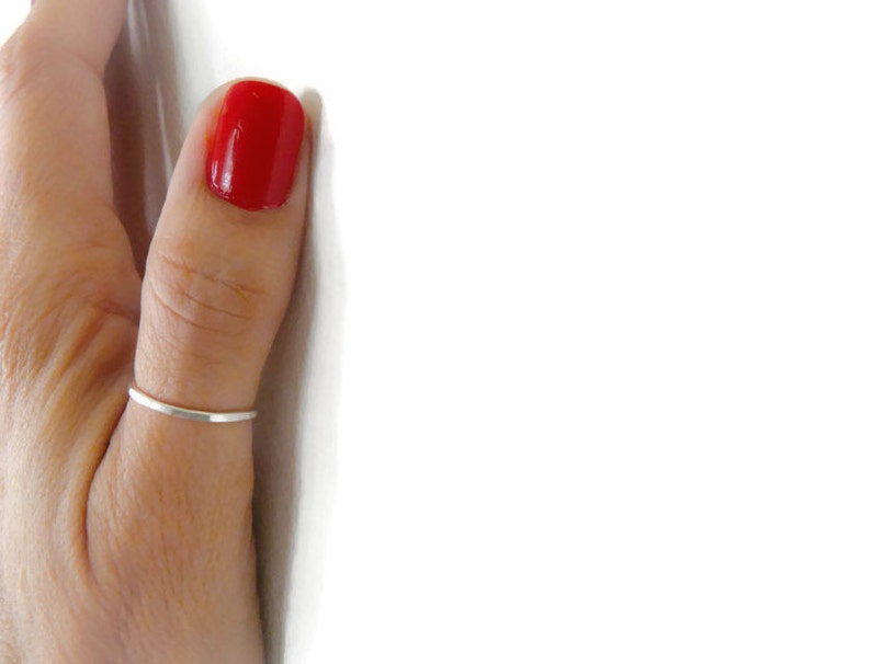 Plain Thin Gold Band//thumb Ring//gold Fill Ring//thumb Etsy
