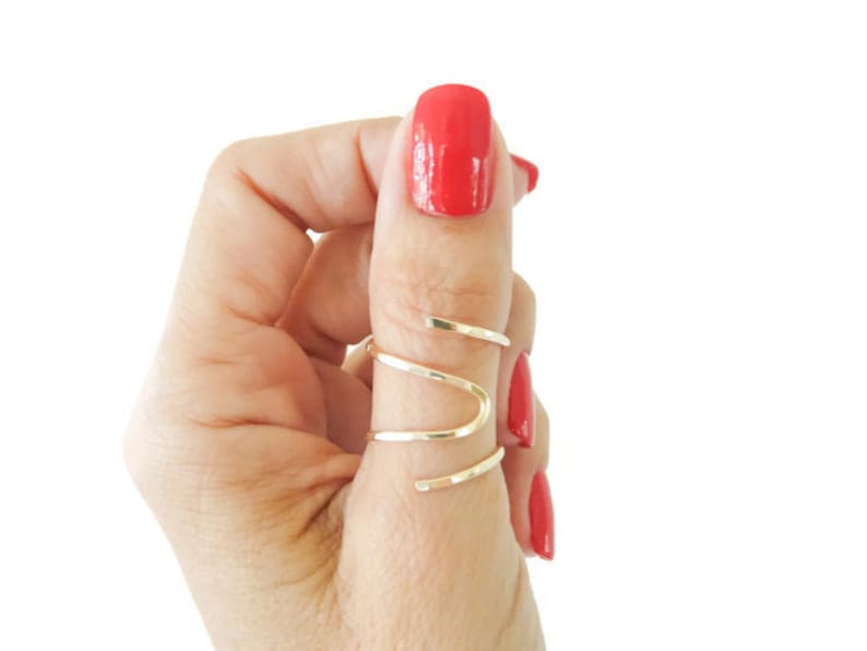 Adjustable Thumb Ring for Women//thick Wire Women Ring for Etsy