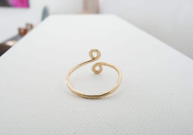 14K Gold Filled Thumb Ring for Women Handmade Jewelry Gifts Etsy