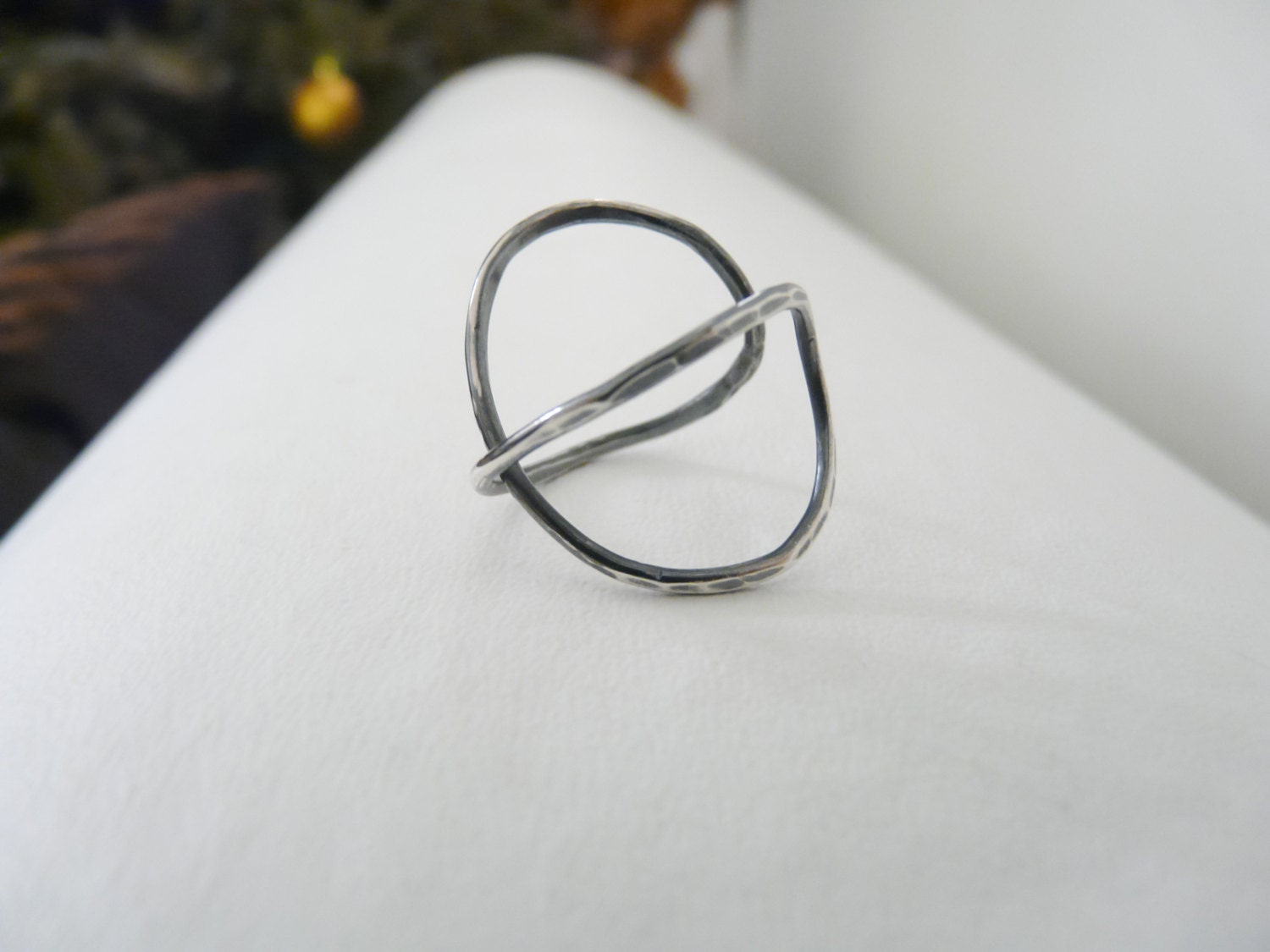 Sterling Silver Ring//Index Finger// Criss Cross Ring//Women | Etsy