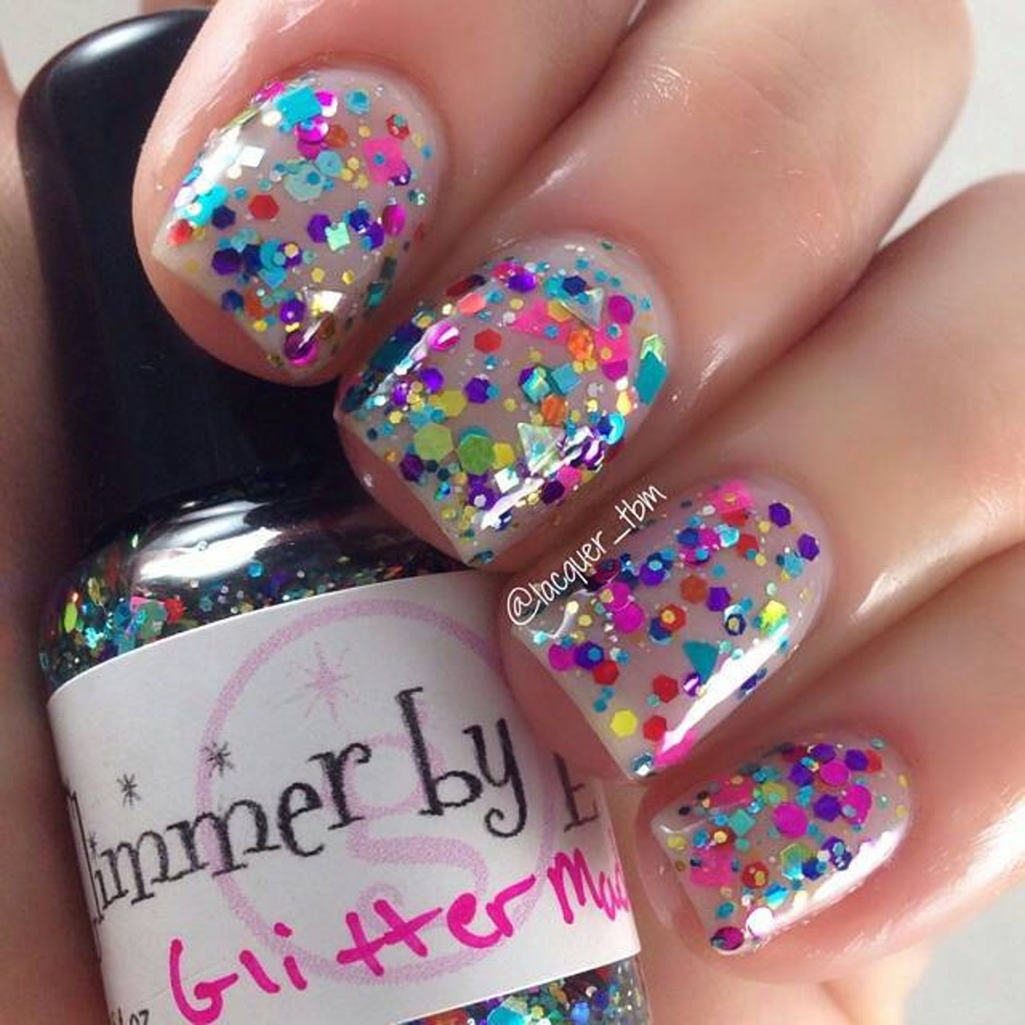 Glitter Madness Artisan Nail Polish - Etsy