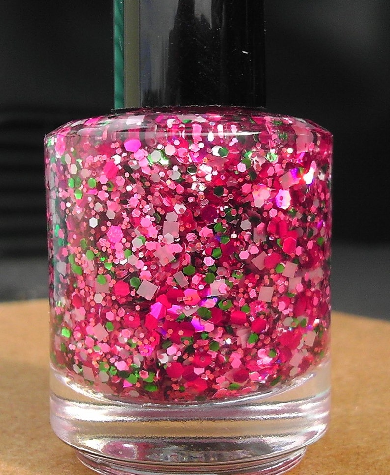 Cherry Blossom Hand made custom nail polish image 1