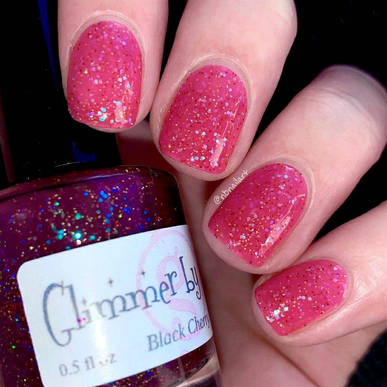 Black Cherry Zinfandel Artisan Nail Polish Etsy