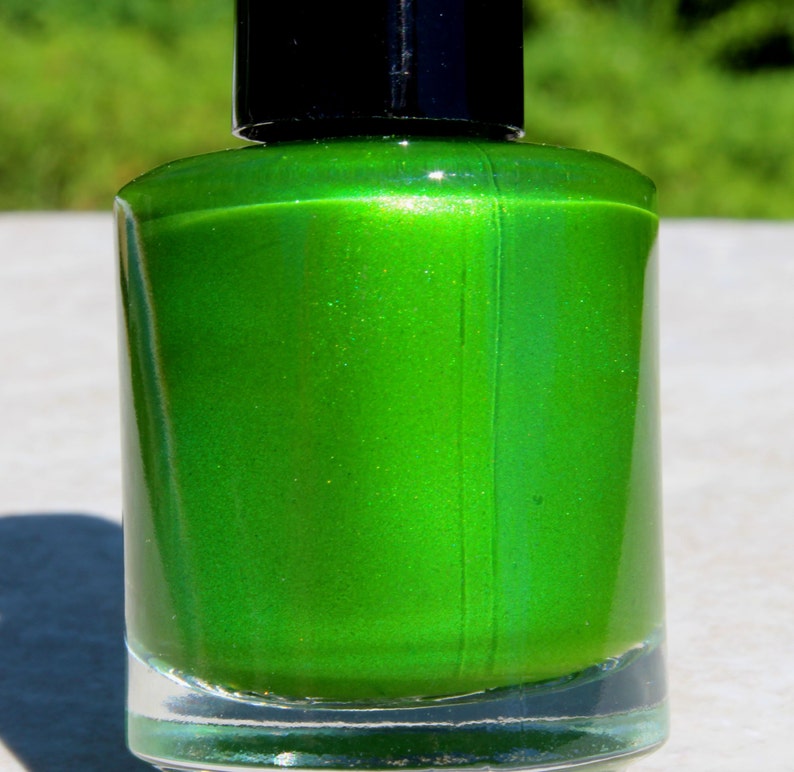 Green Artisan Nail Polish image 3