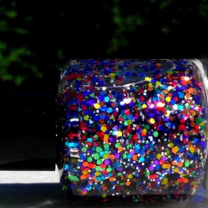 Rainbow Star Sprinkles Artisan Nail Polish image 7